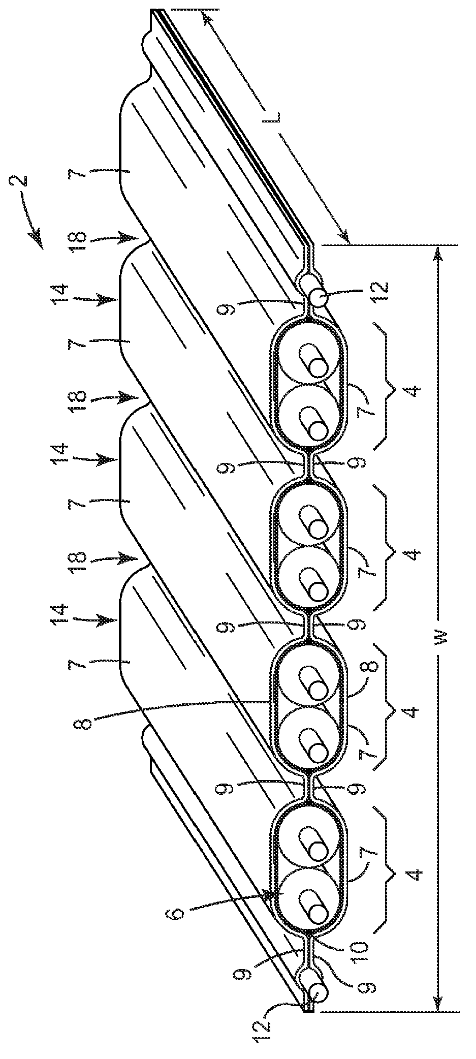 Shielded electrical cable in twinaxial configuration