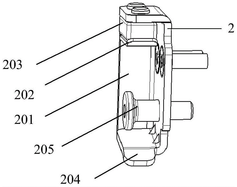 Automobile door lock assembly and automobile