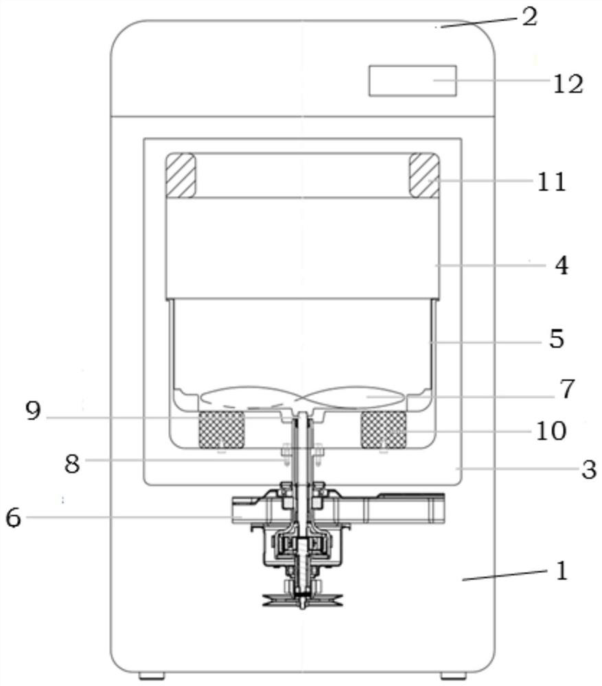 Washing machine with lifting impeller inner barrel