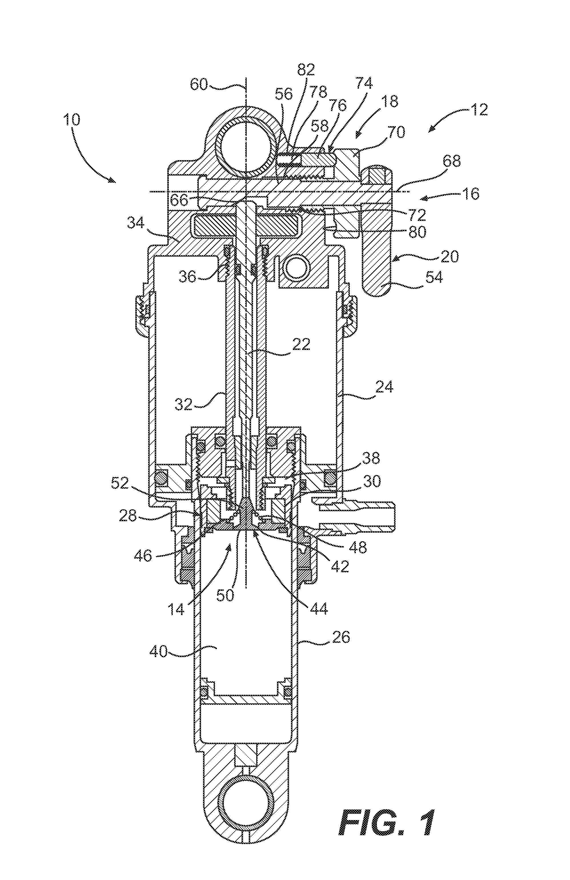 Actuator apparatus for controlling a valve mechanism of a suspension system