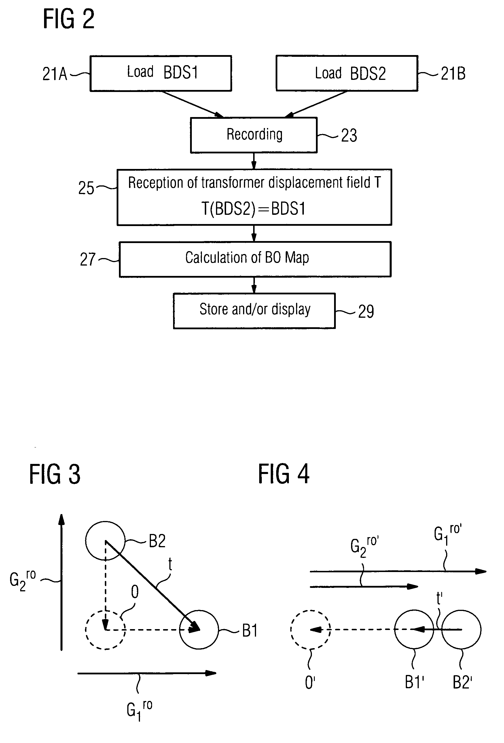 Method for determining local deviations of a main magnetic field of a magnetic resonance device