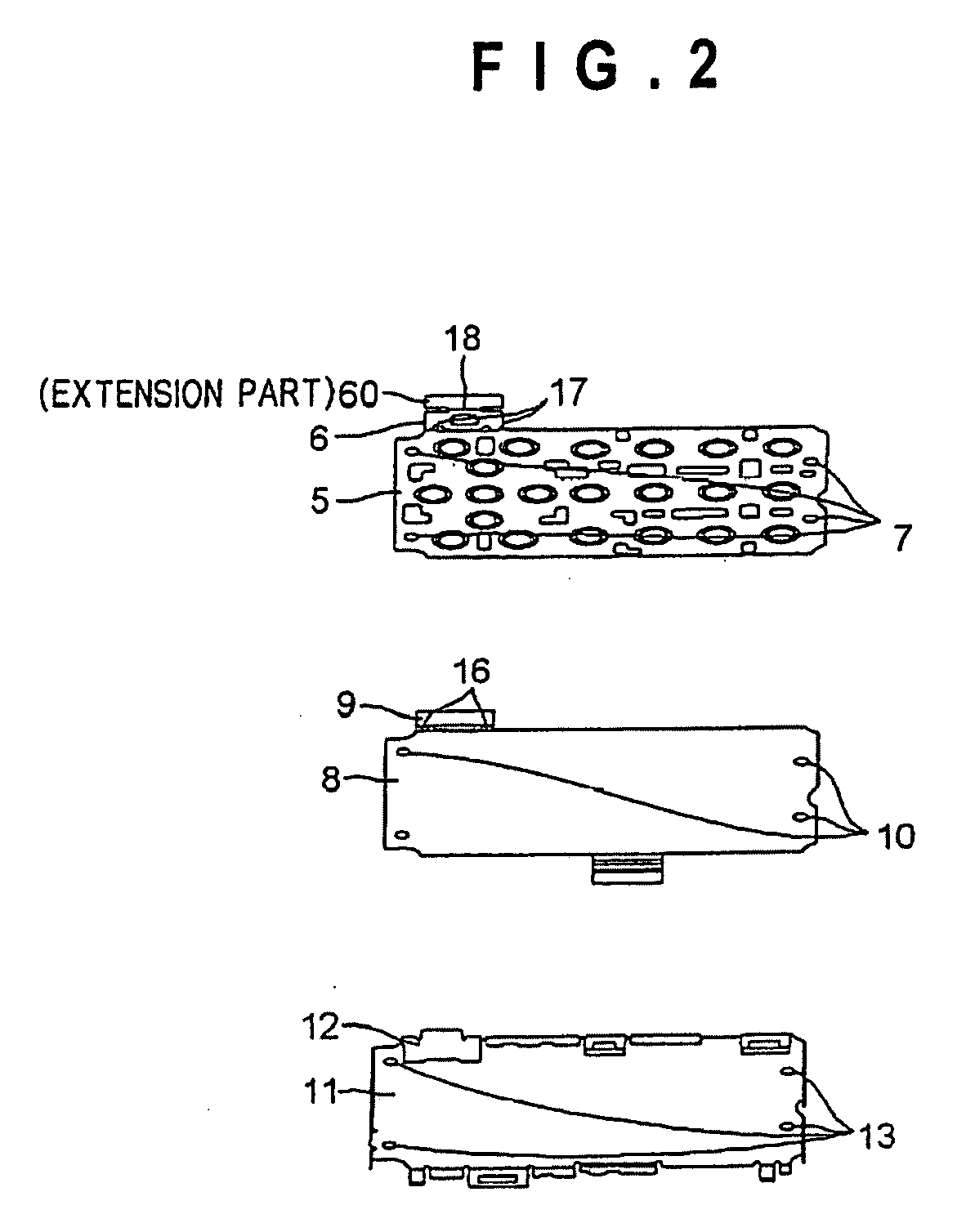 Operating device, information processing terminal including the operating device, and assembly method for the operating device and the information processing terminal