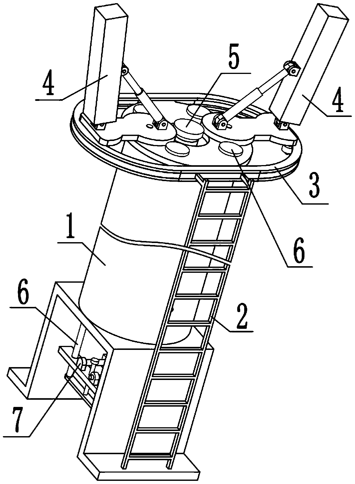 Small 5G signal receiving and transmitting ceiling