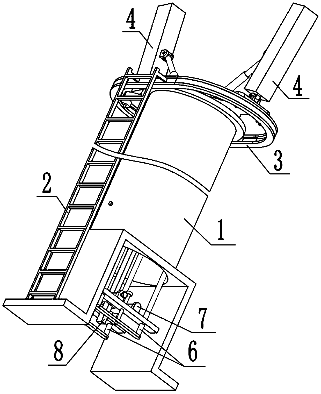 Small 5G signal receiving and transmitting ceiling