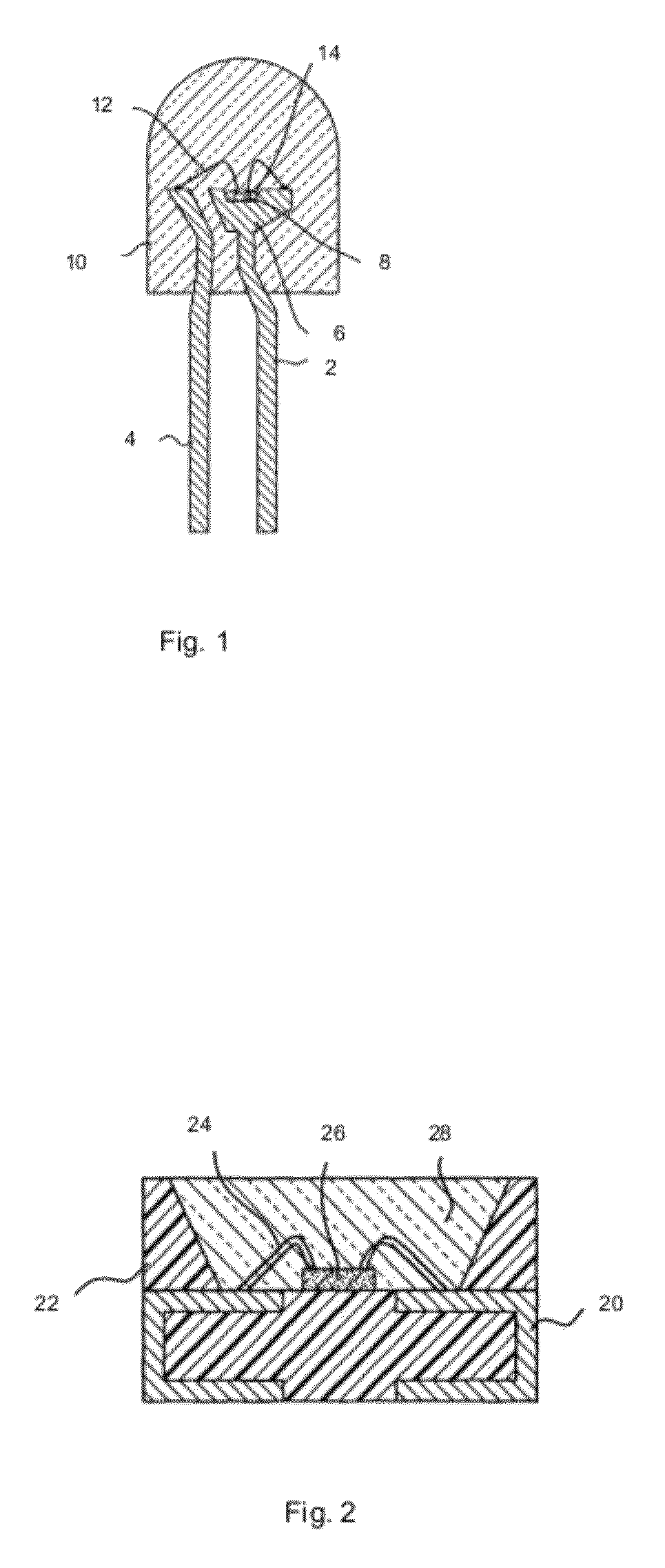 Vertical light emitting diodes (LED) having metal substrate and spin coated phosphor layer for producing white light