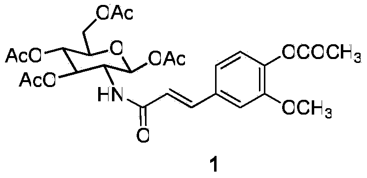 N-(2-deoxy-lactose-2-group)-3-(substituted phenyl) acrylamide and medical application thereof