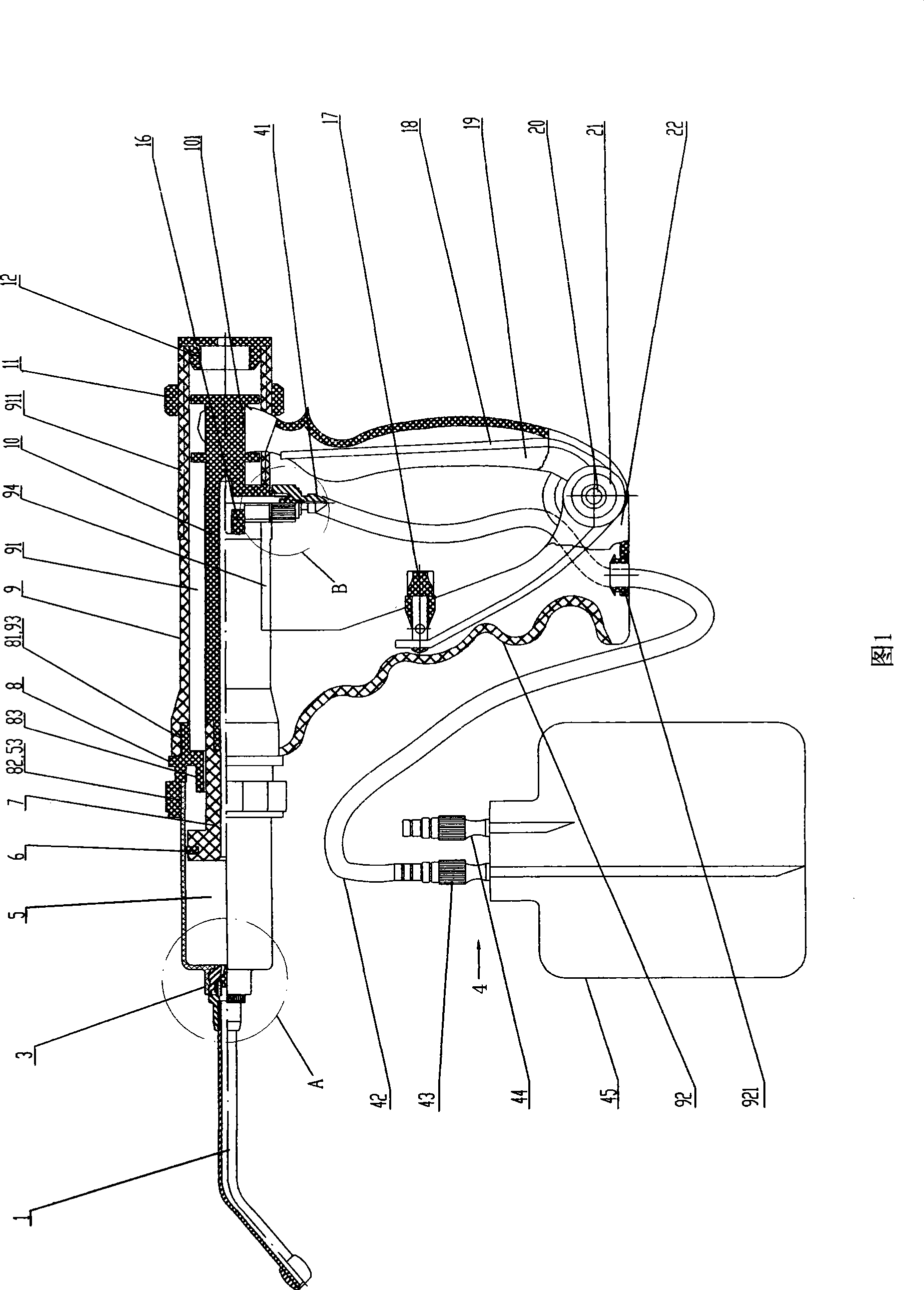 Continuous medicine-filling injector