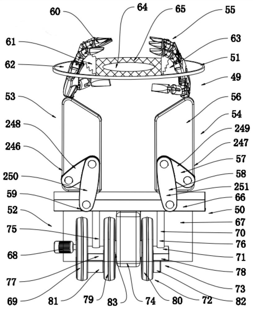 A Wenwan walnut picking light silk peeling cleaning vehicle with all-round spray misalignment