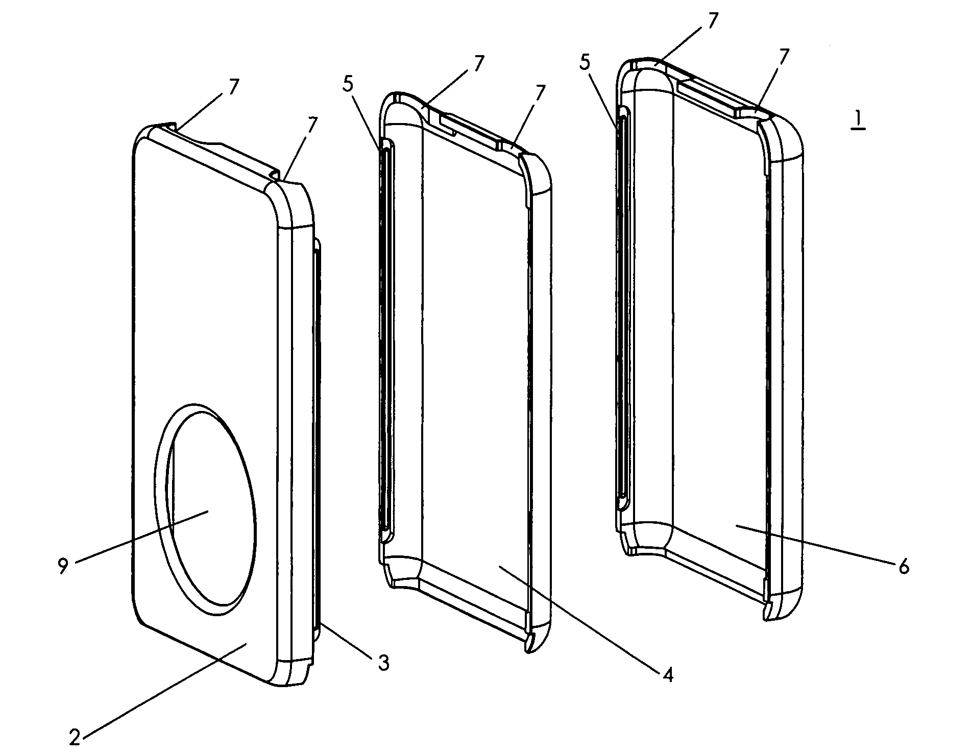 Portable electronic device case configuration