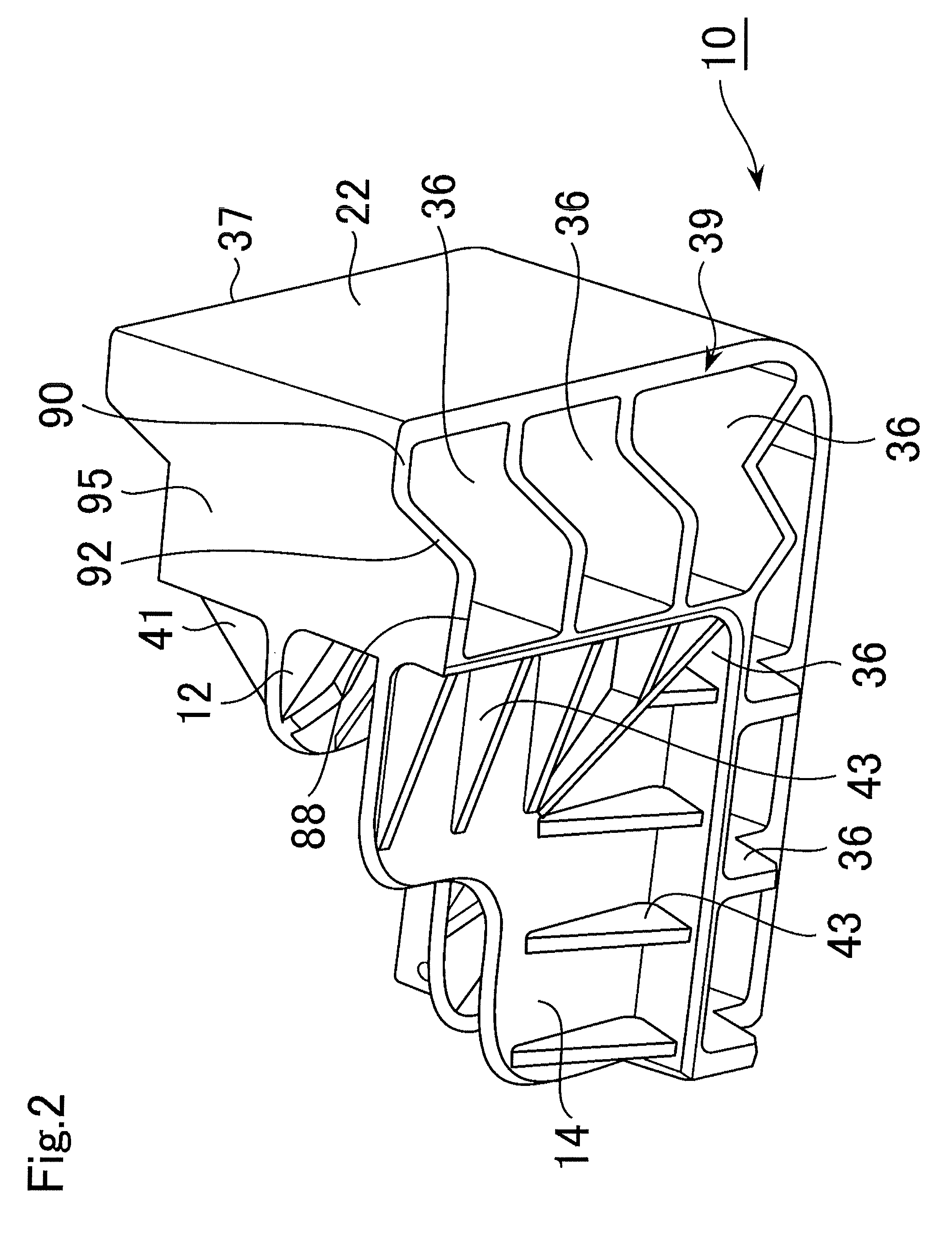 Module for stacking thin panels and method of stacking thin panels