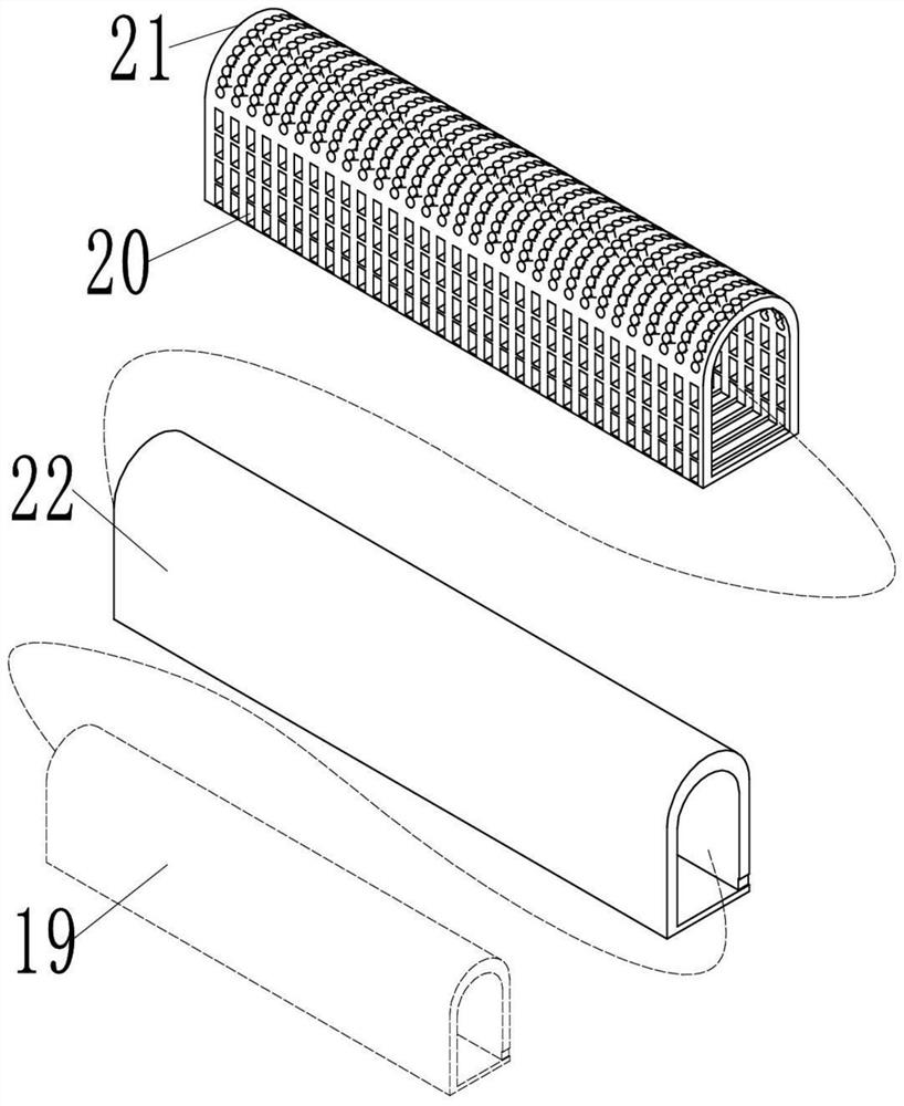 Warehouse based on hardened pavement