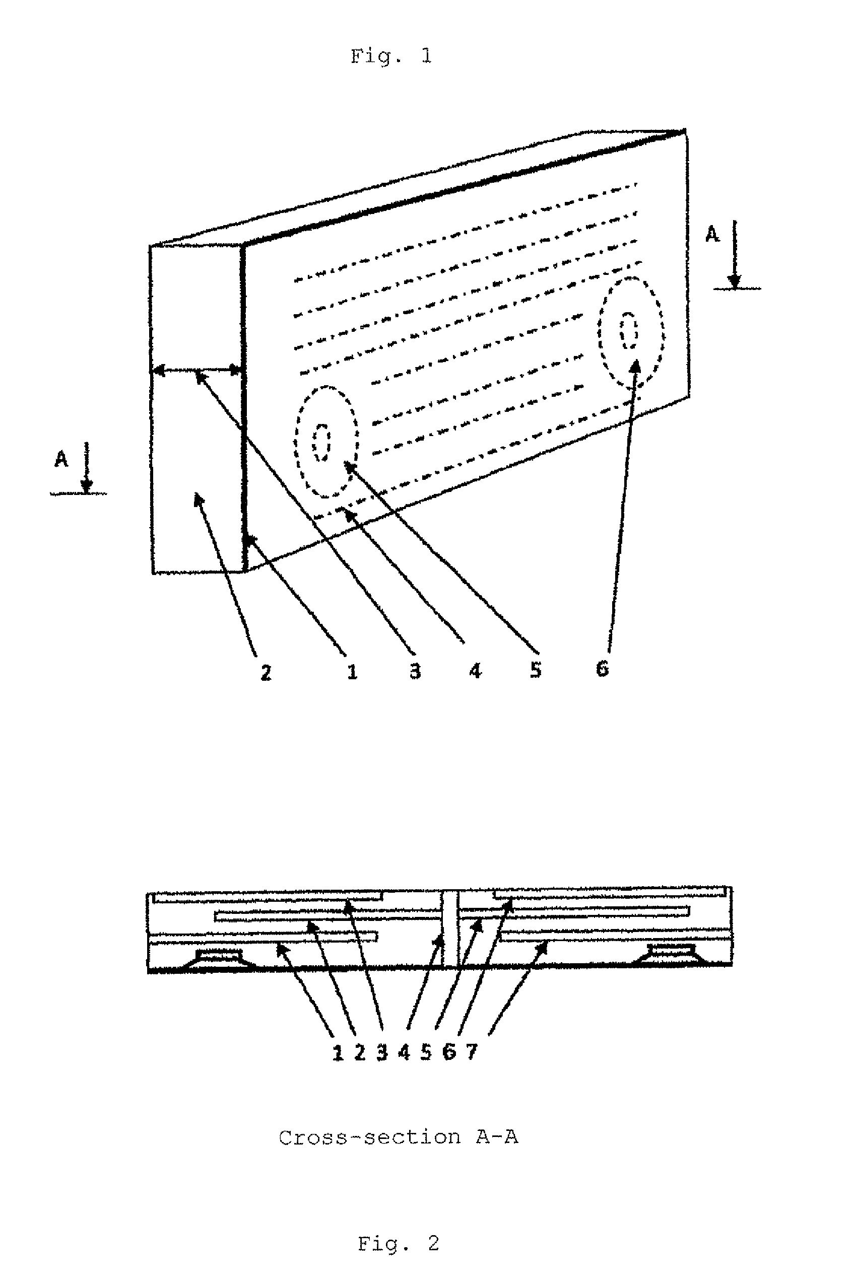 Transparency and backlight for cinema screen