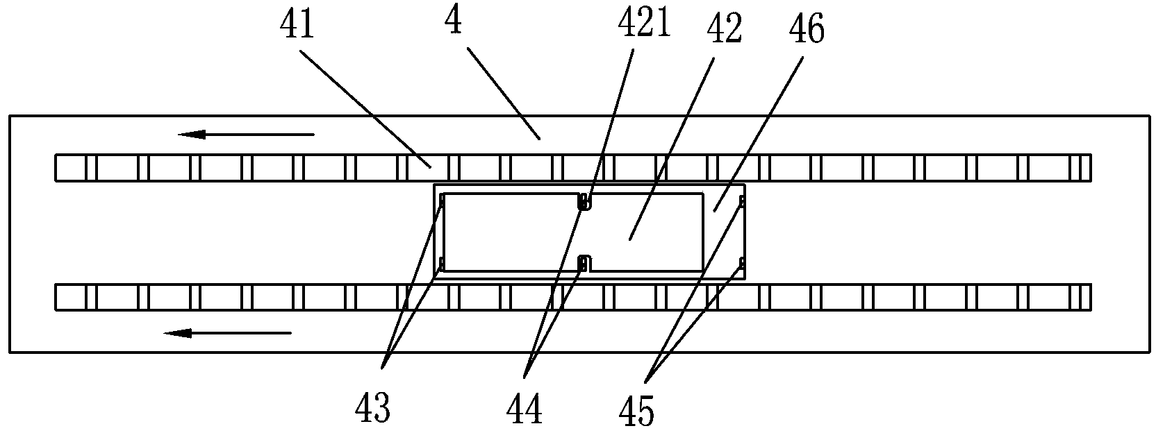 Automatic conveying device of dispensing machine