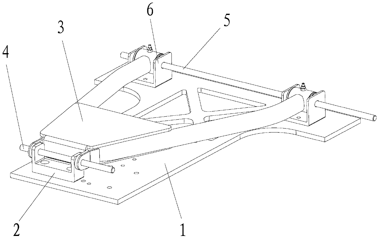 Rocker arm checking fixture and checking method