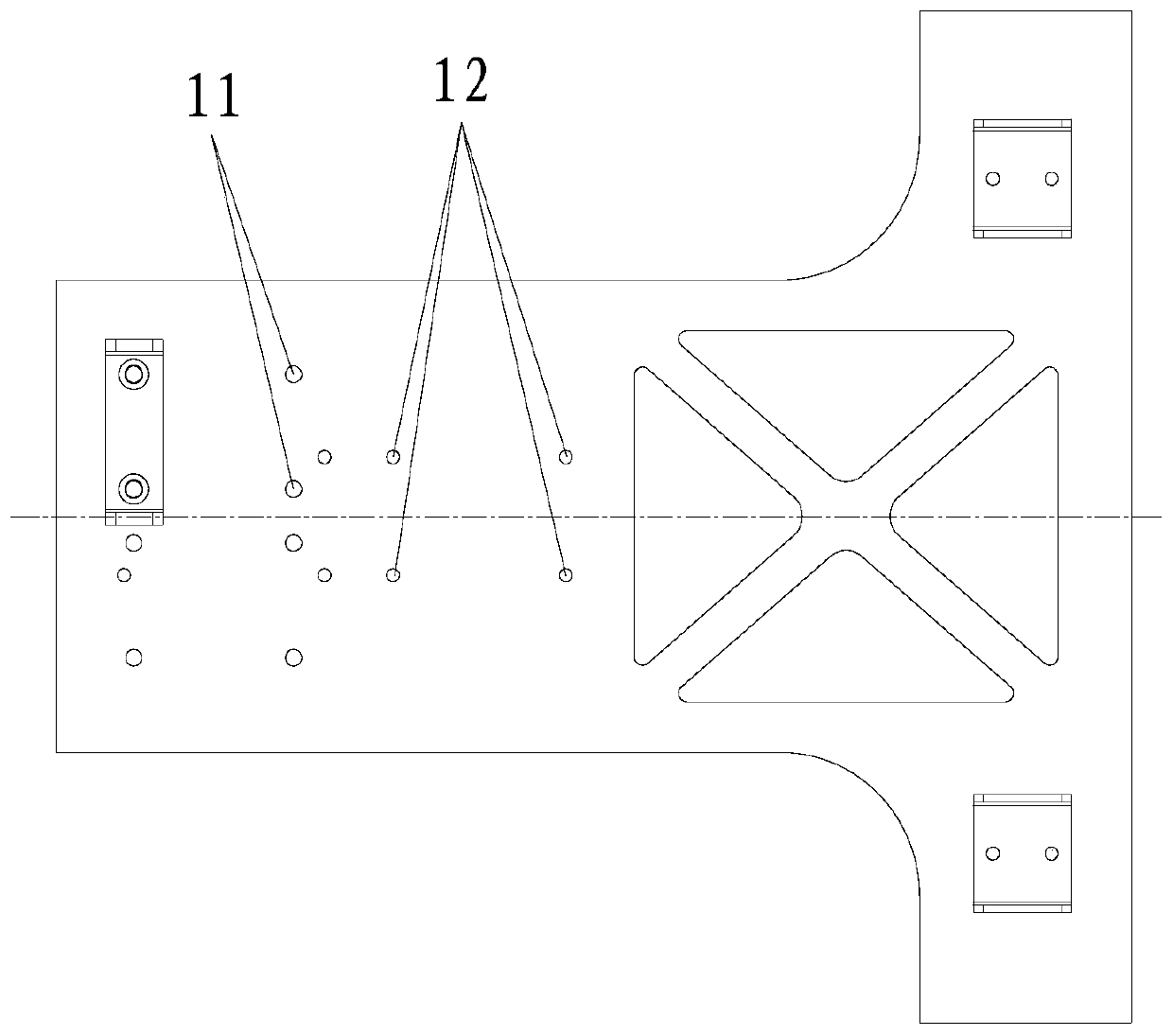 Rocker arm checking fixture and checking method