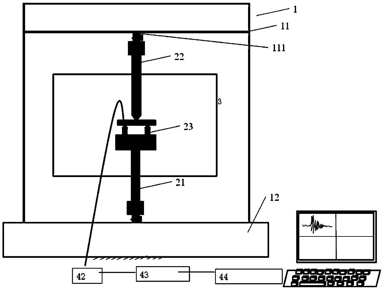 System and method for testing fracture toughness of thermal barrier coating