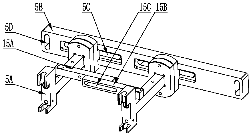 Flange guide rod pressing and connecting tool