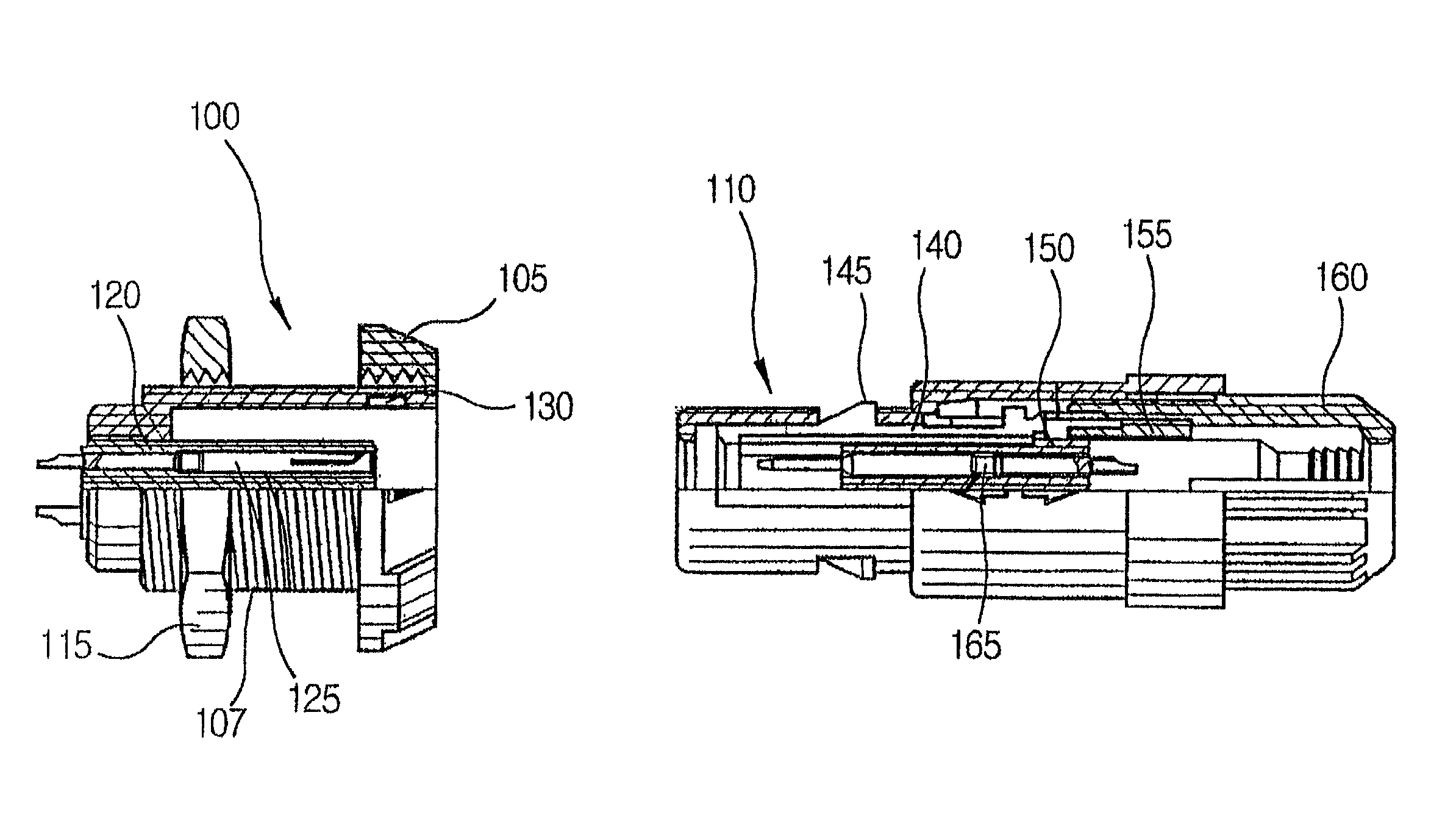 Connector for electronic appliance