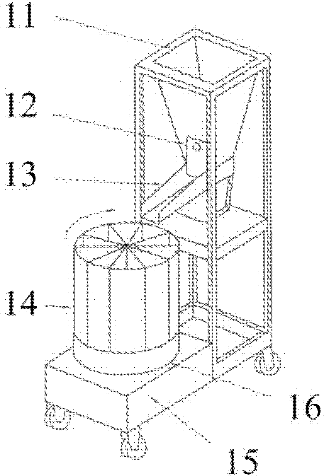 Flow guiding riffle