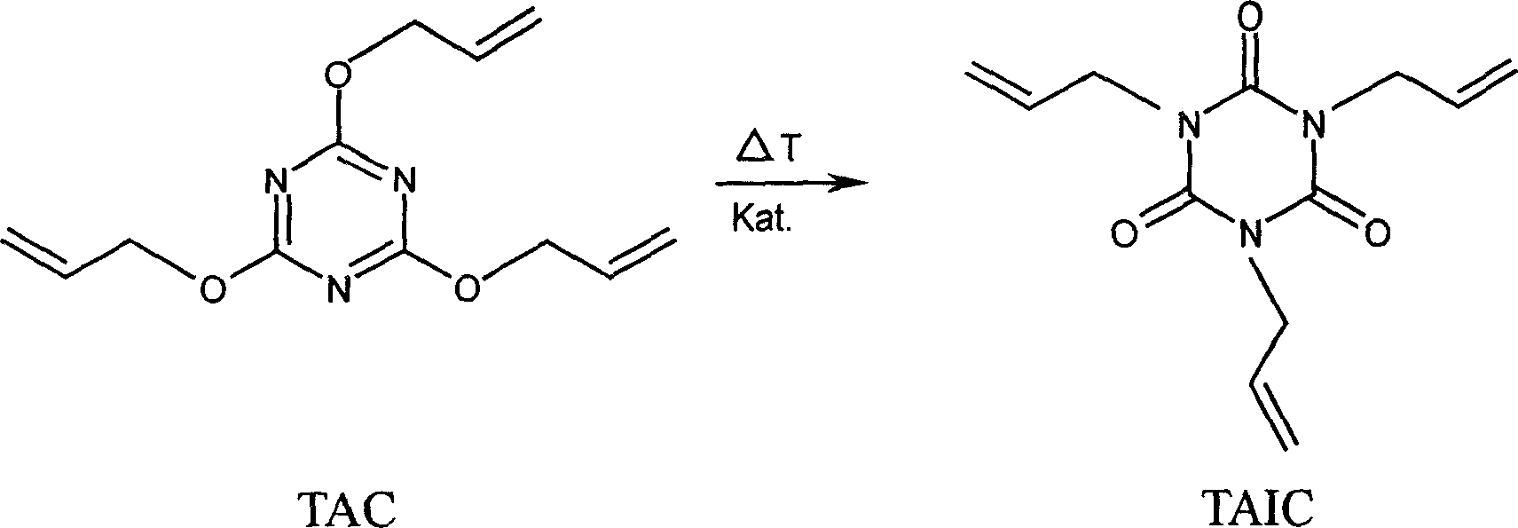 Method for preparing triallyl isocyanurate