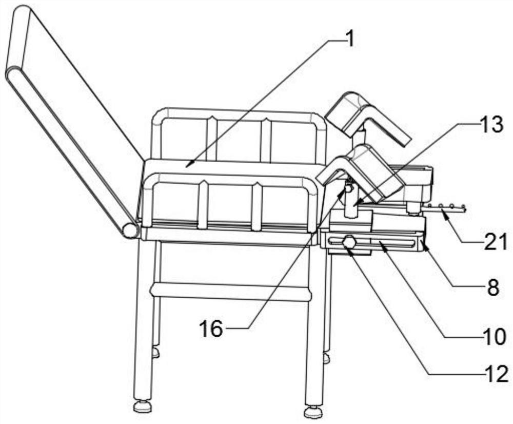 All-round examining and imaging device used for gynaecology and obstetrics