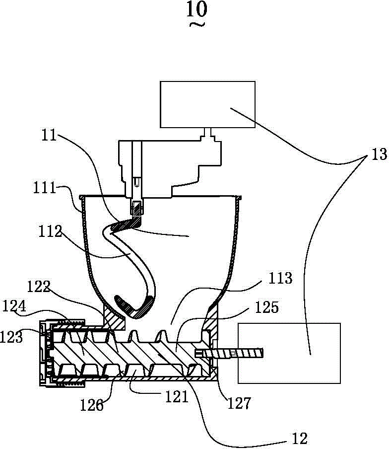 Method for making cooked wheaten food by using domestic multifunctional cooked wheaten food machine