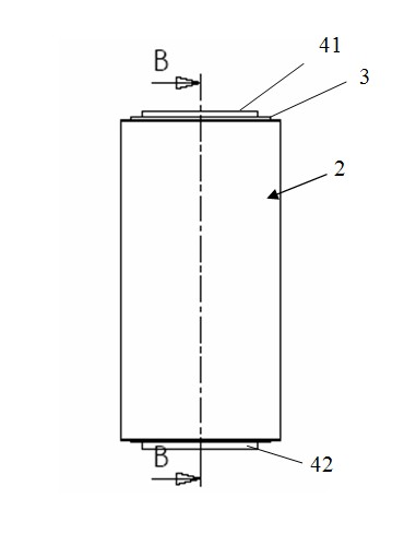 Square lithium-ion power battery