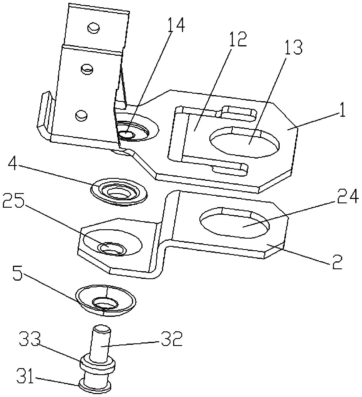 Rotor pressing wheel adjusting mechanism applied to rotor spinning