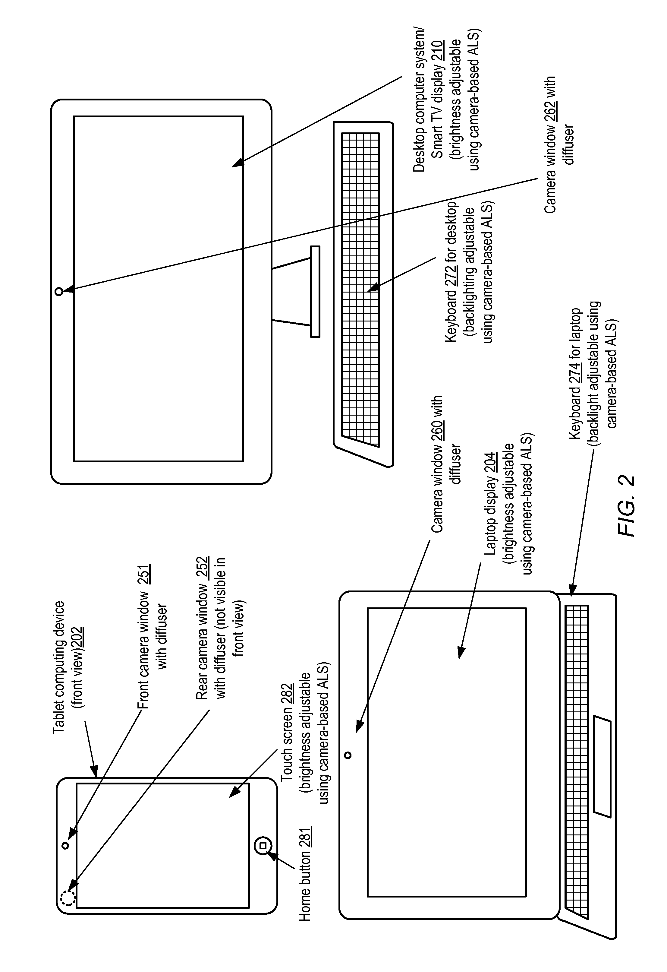 Information display using electronic diffusers