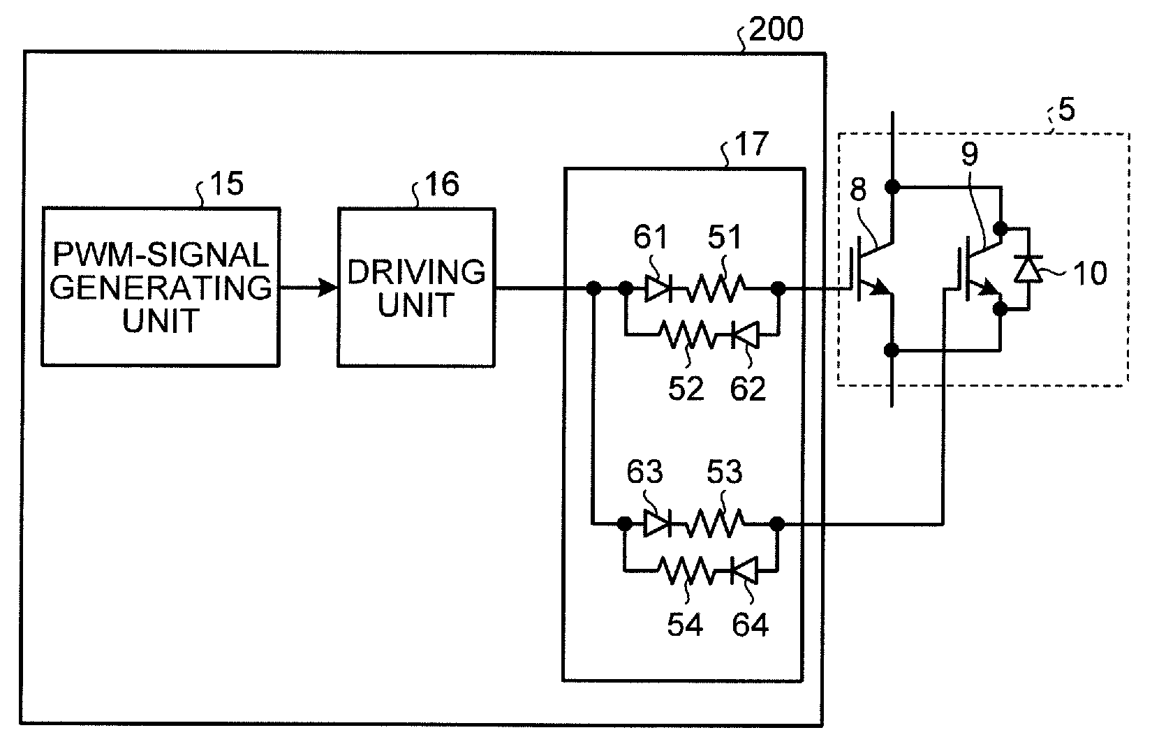 Inverter device and air conditioner including the same