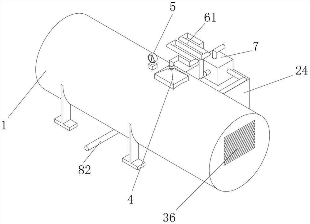 Gas steam generator with variable atomization aperture