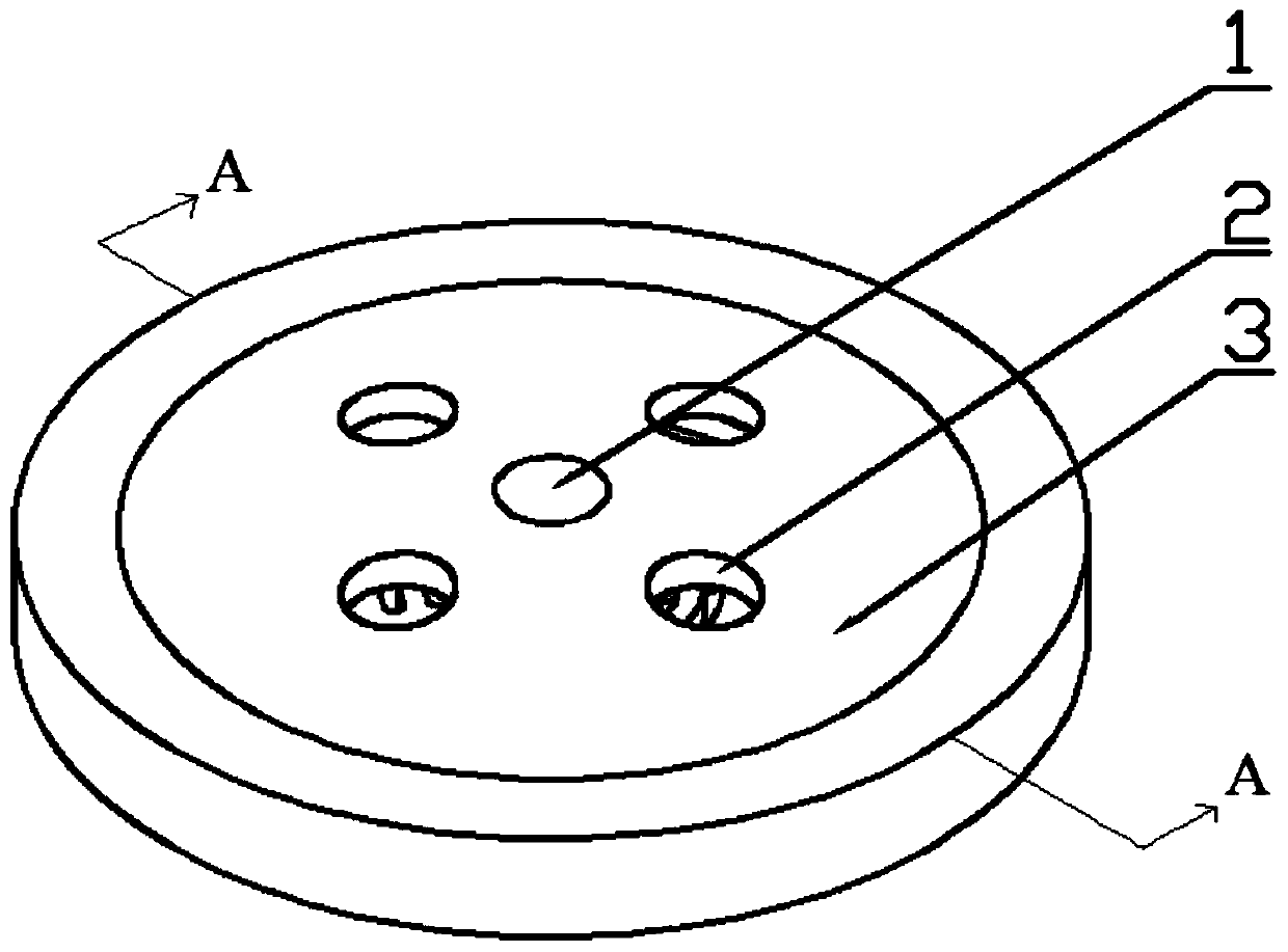 Three-dimensional scanner mark point with self-adsorbing suction cup