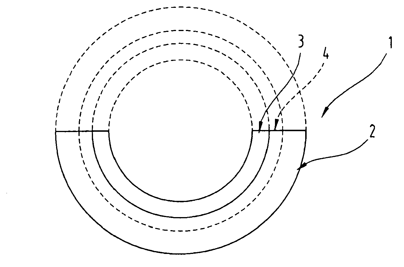 Method for producing a multi-layered sliding bearing