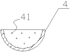 Ball bladder with sandwich structure and preparation method thereof