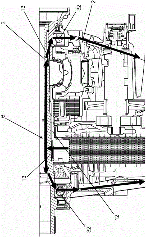 Transfer Case Having A Traction Element Offset Mechanism