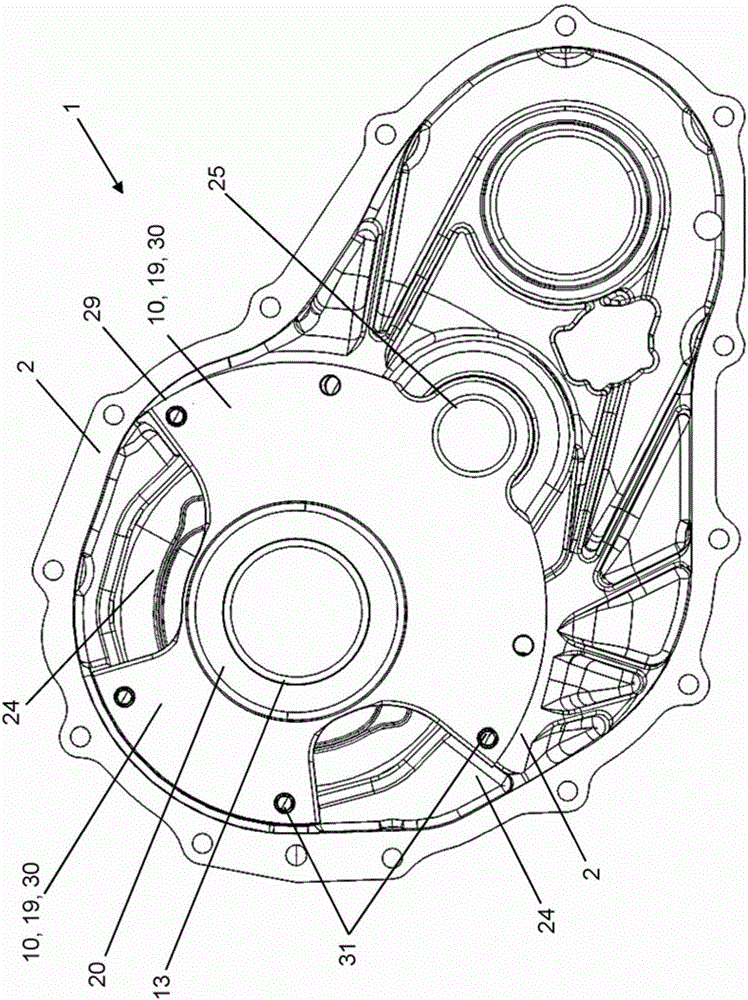 Transfer Case Having A Traction Element Offset Mechanism