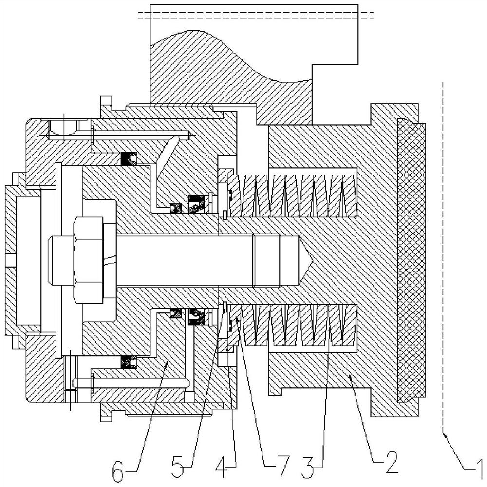 Disc brake and monitoring method for real-time monitoring of disc spring force