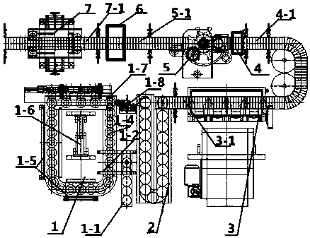 Food packaging process and device for plastic containers