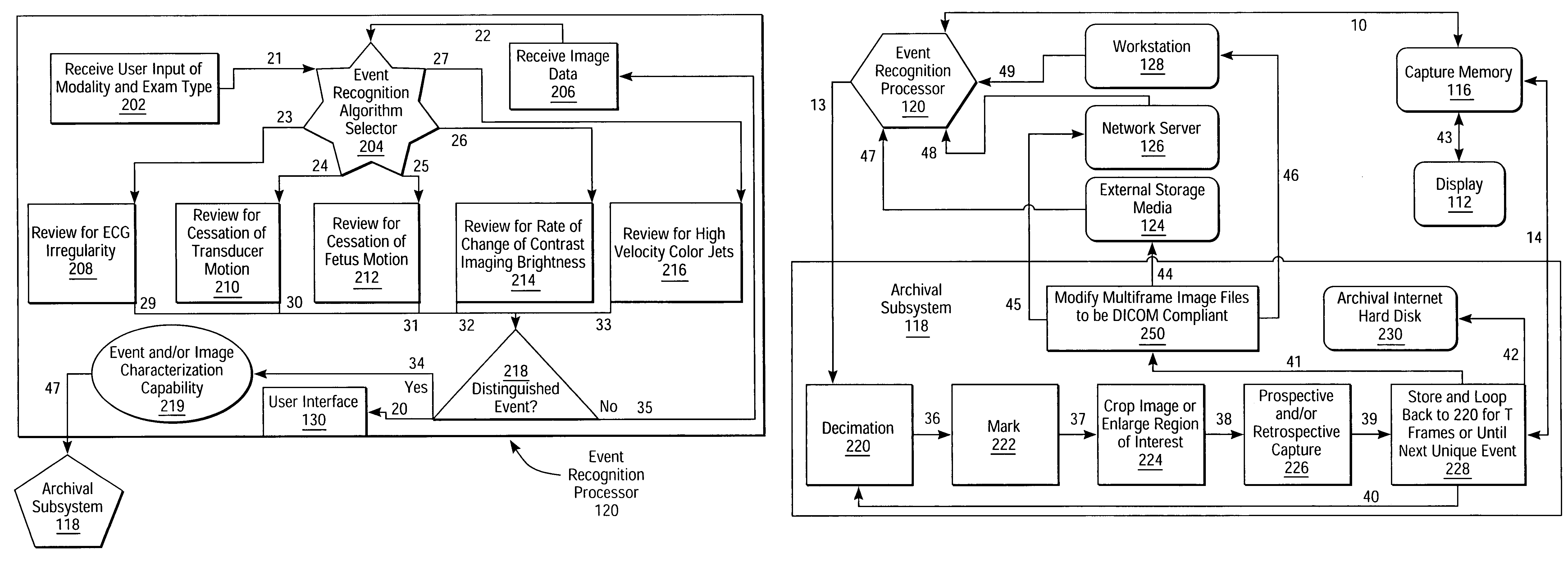 Intelligent ultrasound examination storage system