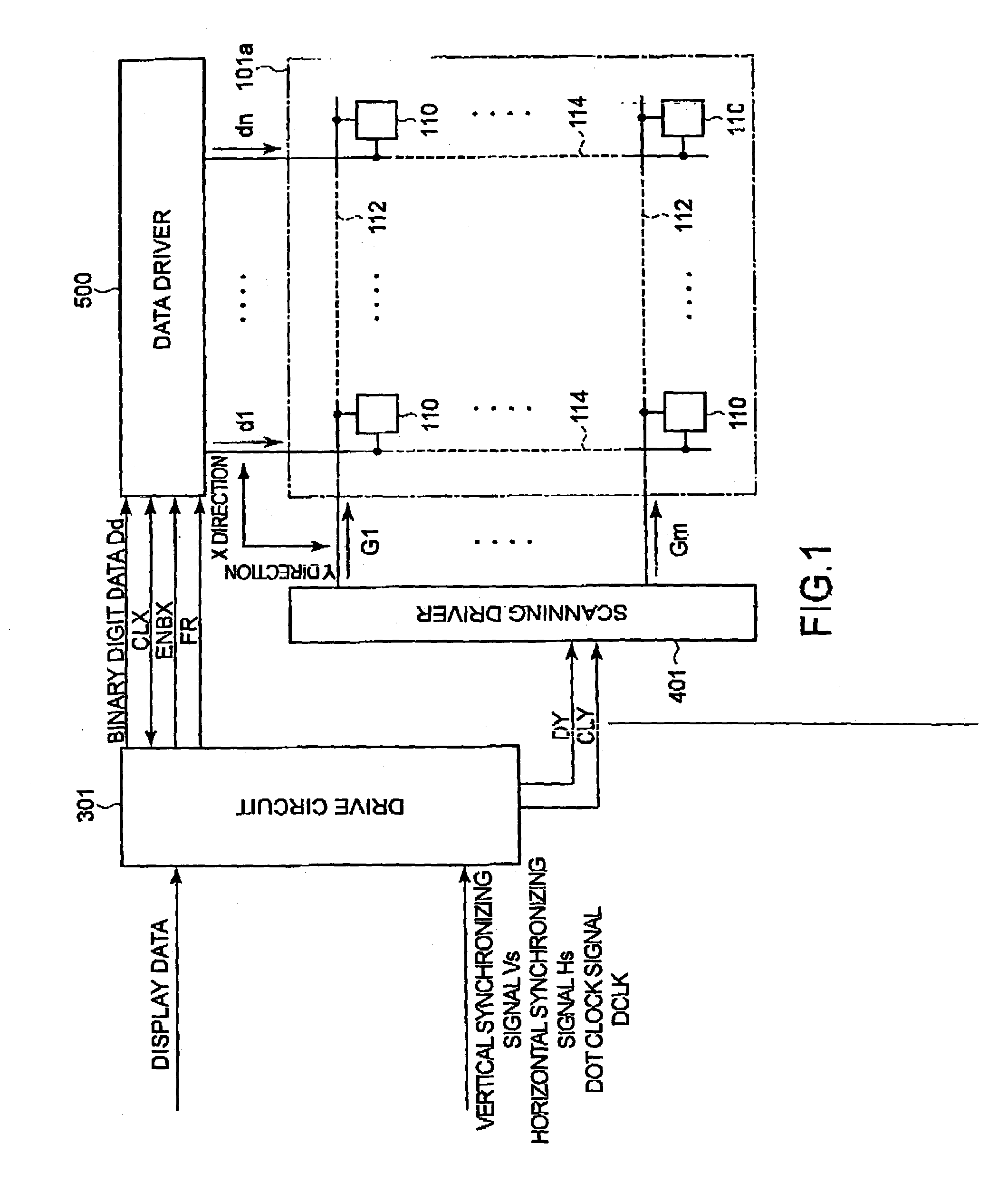 Drive method of an electro-optical device, a drive circuit and an electro-optical device and electronic apparatus