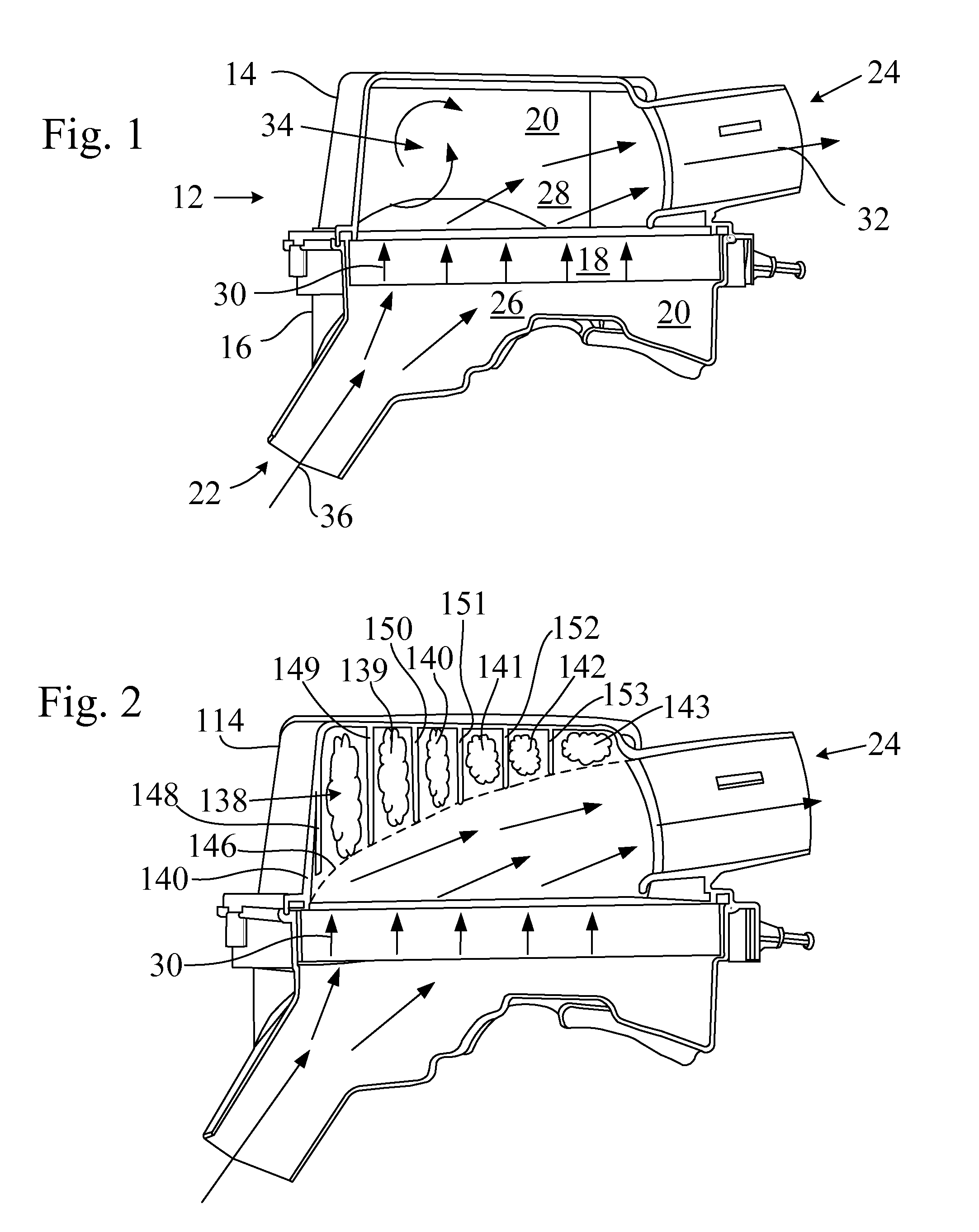Air pillow flow guidance and acoustic countermeasure system for an air intake tract