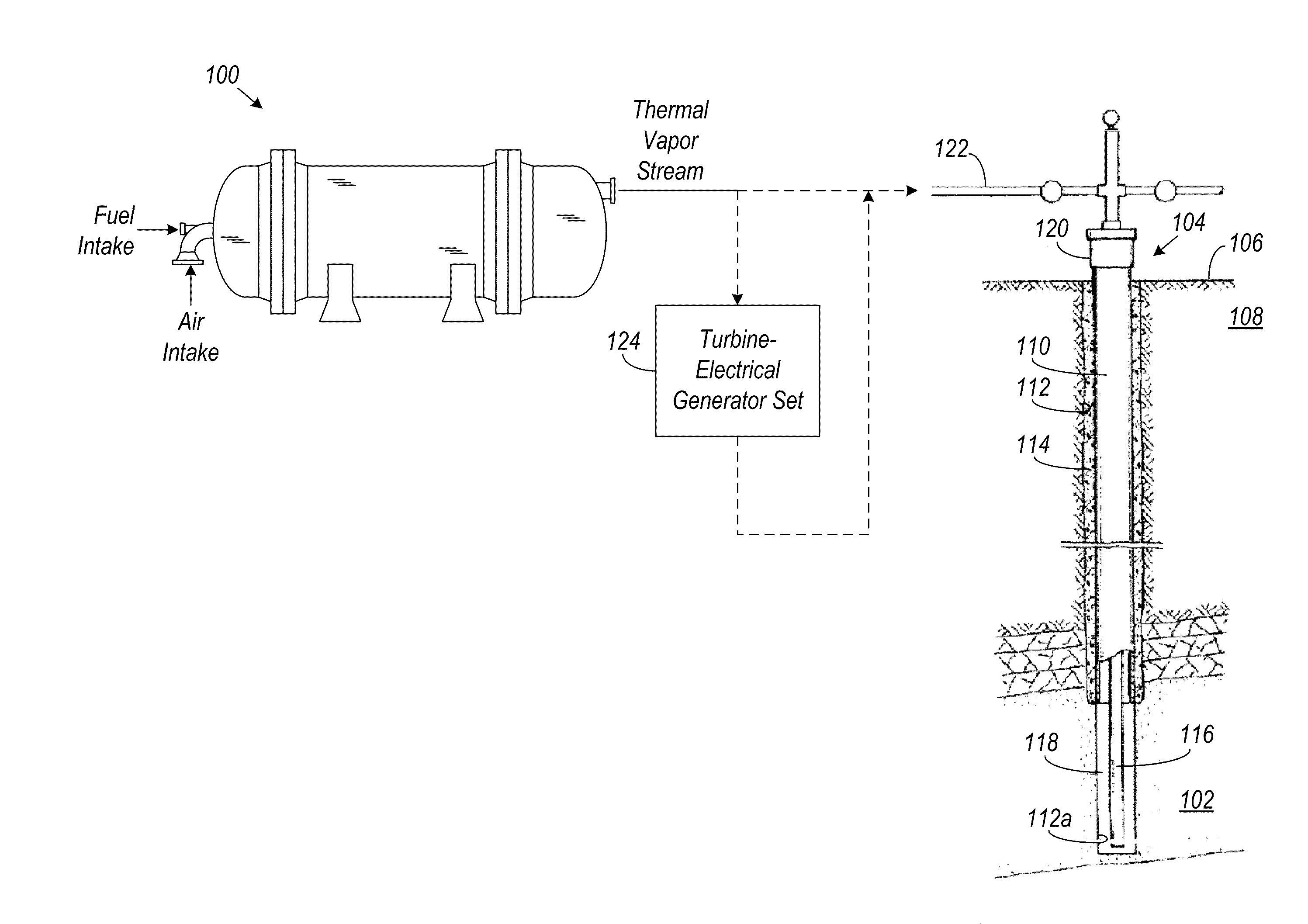 Thermal vapor stream apparatus and method