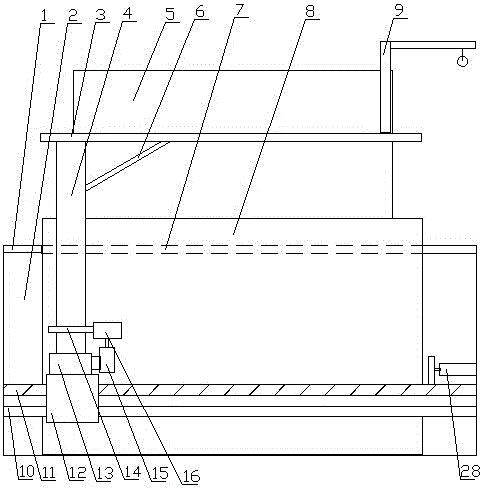 Auxiliary working platform of substation transformer