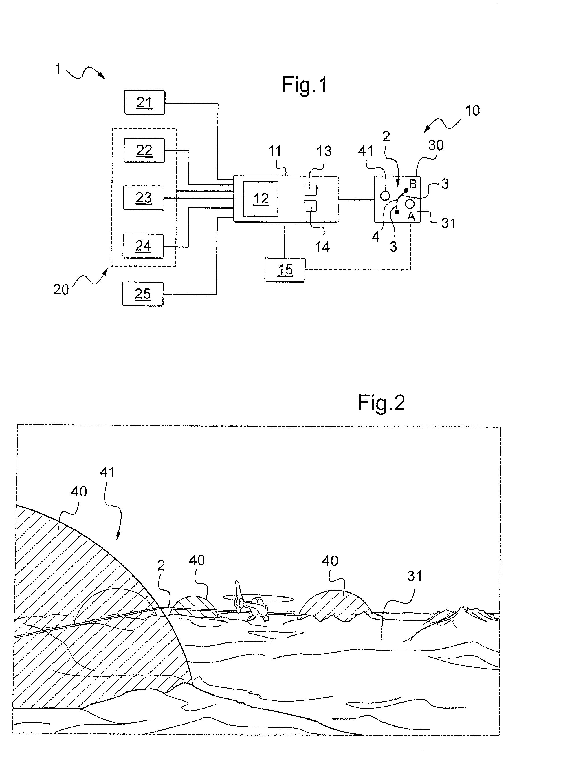 Device and a method for constructing a flight path in order to reach a destination