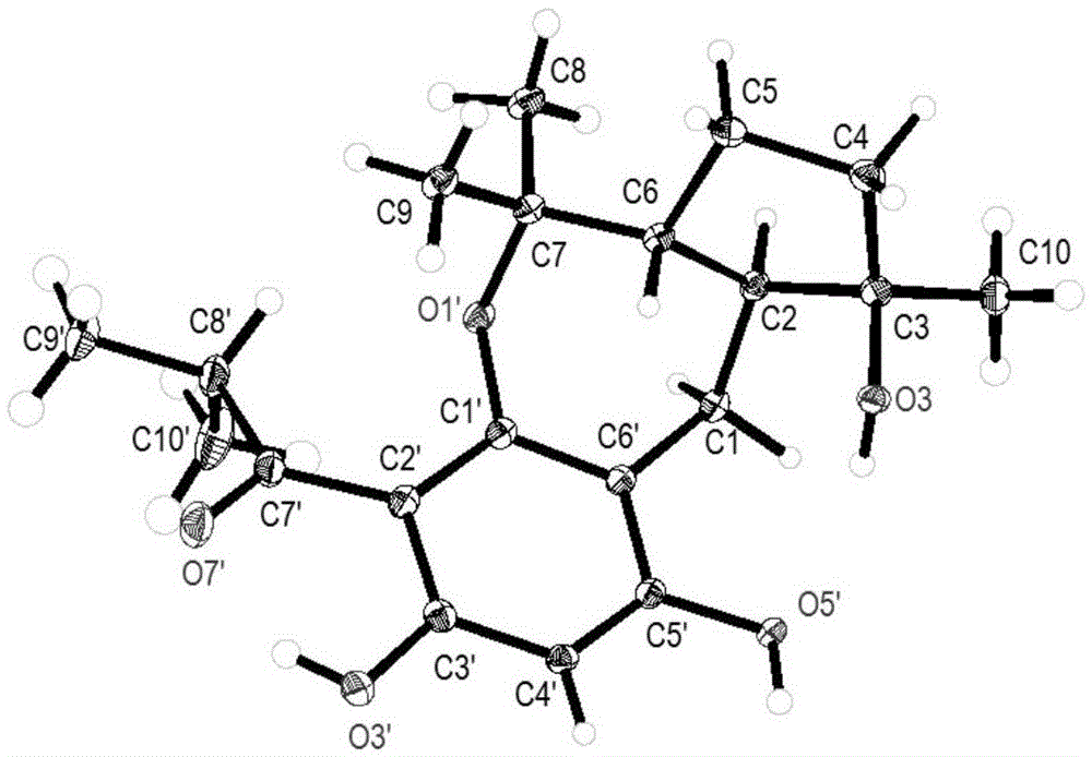 Compounds with EB (Epstein-Barr) virus and Kaposi's sarcoma-associated herpesvirus (KSHV) resisting functions in Hypericum japonicum, and preparation method and application thereof