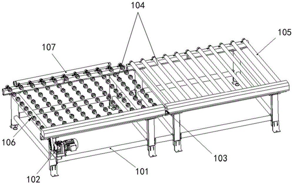 High-speed batch-out, paper laying and stacking equipment for solar photovoltaic glass