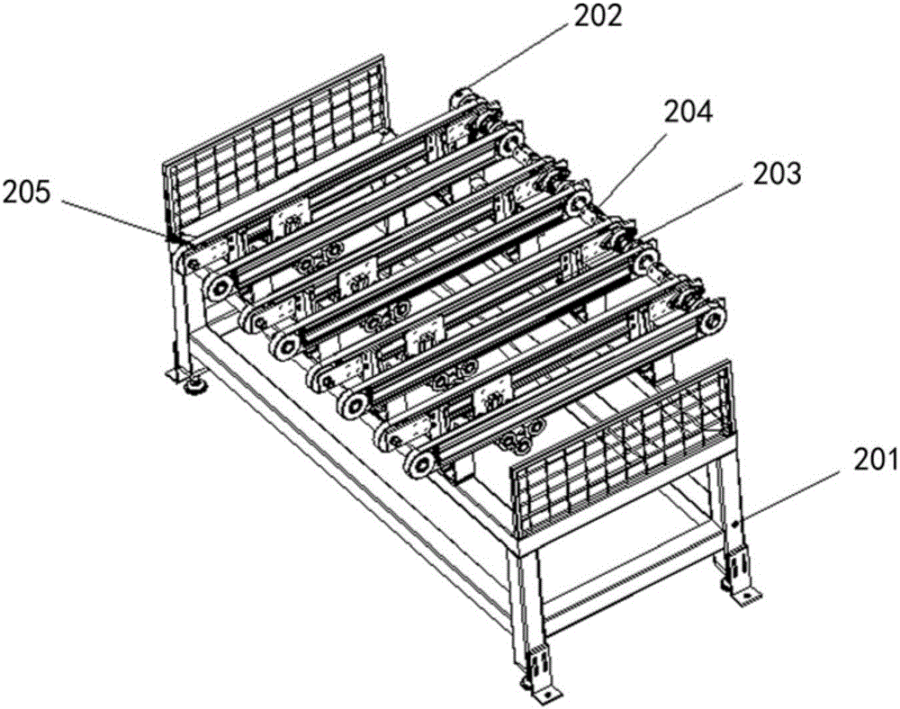 High-speed batch-out, paper laying and stacking equipment for solar photovoltaic glass