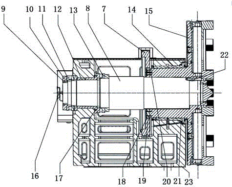 Spindle box for extra-heavy numerical control horizontal lathe