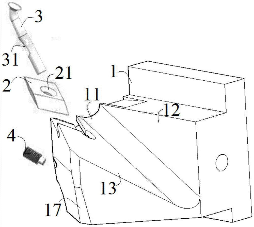 A processing method of a mechanical quick-change aluminum ingot double milling combined tool holder