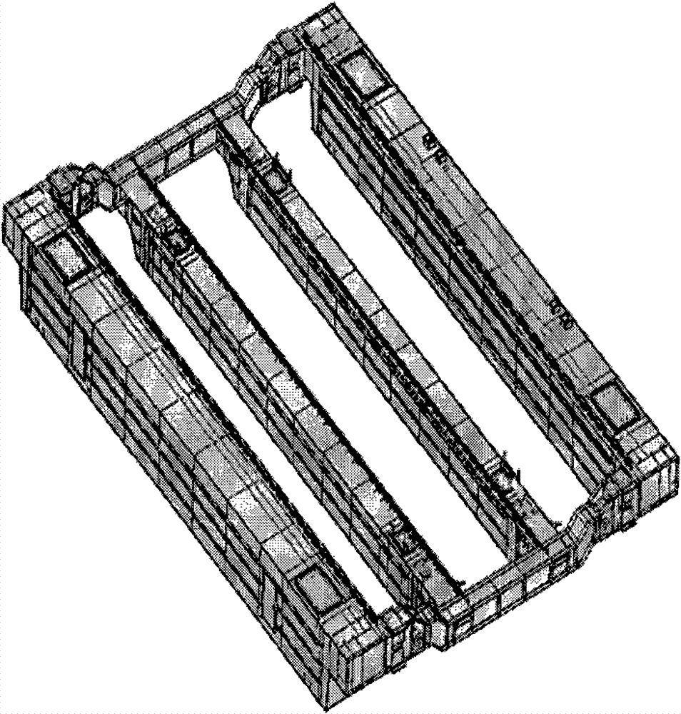 Bridge crane metal structure parameterization design method based on C/S/W system architecture